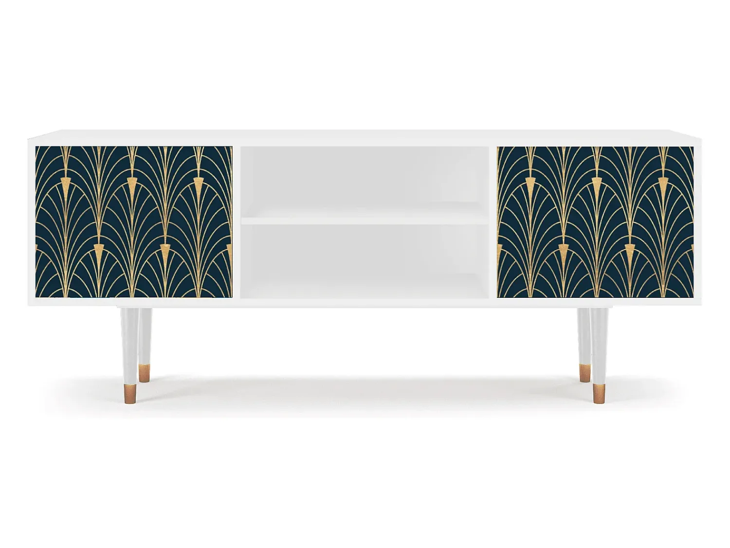 Mueble de TV - 170х69х48 cm - T2 - Flower of the Nile, Branco^ Móvel De Tv