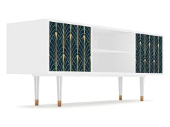 Mueble de TV - 170х69х48 cm - T2 - Flower of the Nile, Branco^ Móvel De Tv