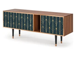 Mueble de TV - 170х69х48 cm - T1 - Flower of the Nile, Nogueira^ Móvel De Tv