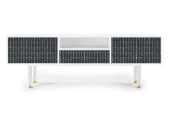Mueble de TV - 170х59х41 cm - T6 - Flower of the Nile, Branco^ Móvel De Tv