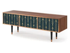 Mueble de TV - 170х59х48 cm - T4 - Flower of the Nile, Nogueira^ Móvel De Tv
