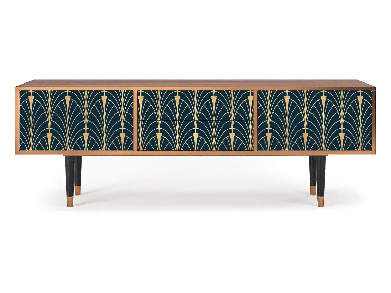 Mueble de TV - 170х59х48 cm - T4 - Flower of the Nile, Nogueira^ Móvel De Tv