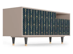 Mueble de TV - 125х56х41 cm - T7 - Flower of the Nile, Latte^ Móvel De Tv