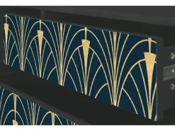 Clearance Mueble de TV - 170х59х48 cm - T4 - Flower of the Nile, Antracite Cinza antracite