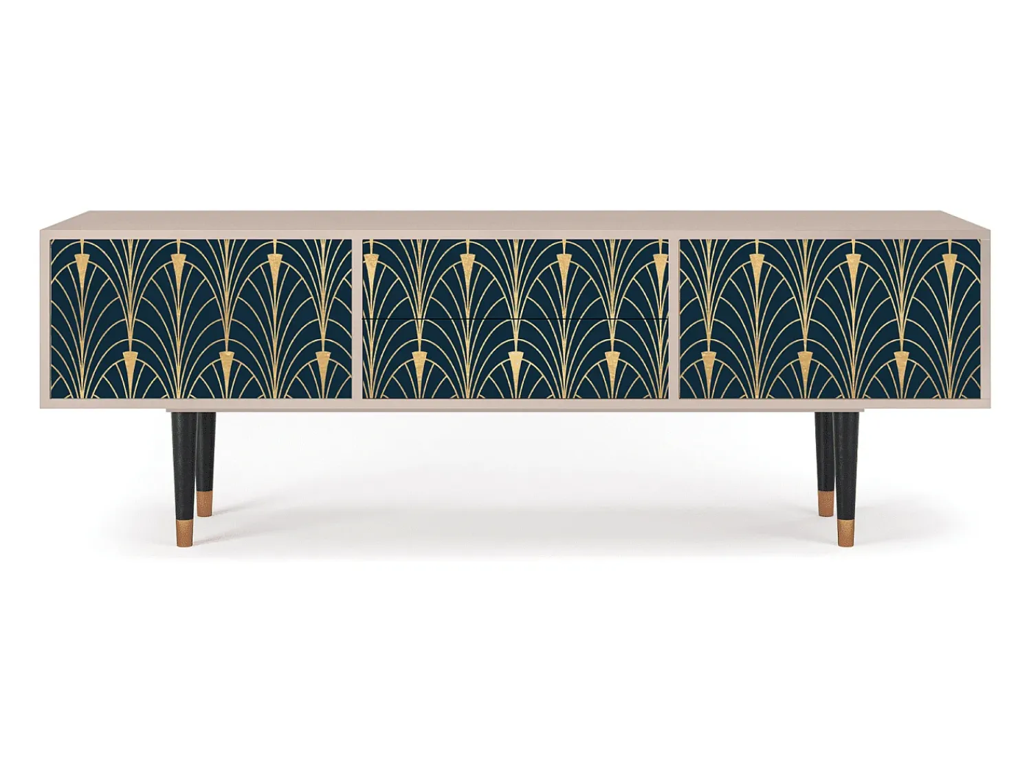 Mueble de TV - 170х59х48 cm - T4 - Flower of the Nile, Latte^ Móvel De Tv