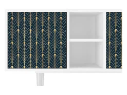 Sale Mueble de TV - 150х69х41 cm - T5 - Flower of the Nile, Branco Bege