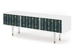 Online Mueble de TV - 170х59х48 cm - T4 - Flower of the Nile, Branco Bege