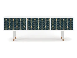 Online Mueble de TV - 170х59х48 cm - T4 - Flower of the Nile, Branco Bege