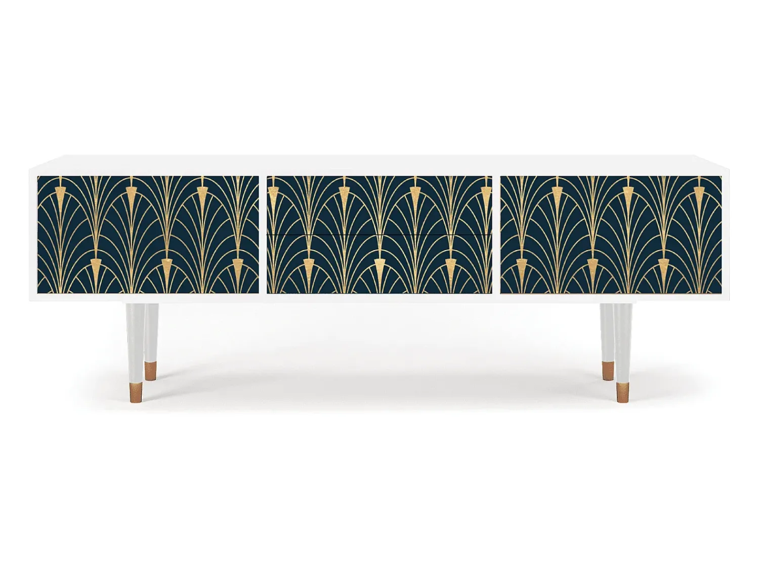 Online Mueble de TV - 170х59х48 cm - T4 - Flower of the Nile, Branco Bege