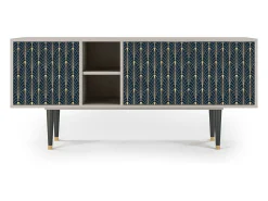 Móvel De Tv* Mueble de TV - 150х69х41 cm - T5 - Flower of the Nile, Areia Bege