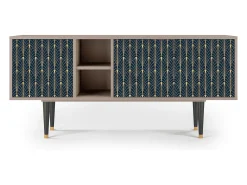 Mueble de TV - 150х69х41 cm - T5 - Flower of the Nile, Latte^ Móvel De Tv