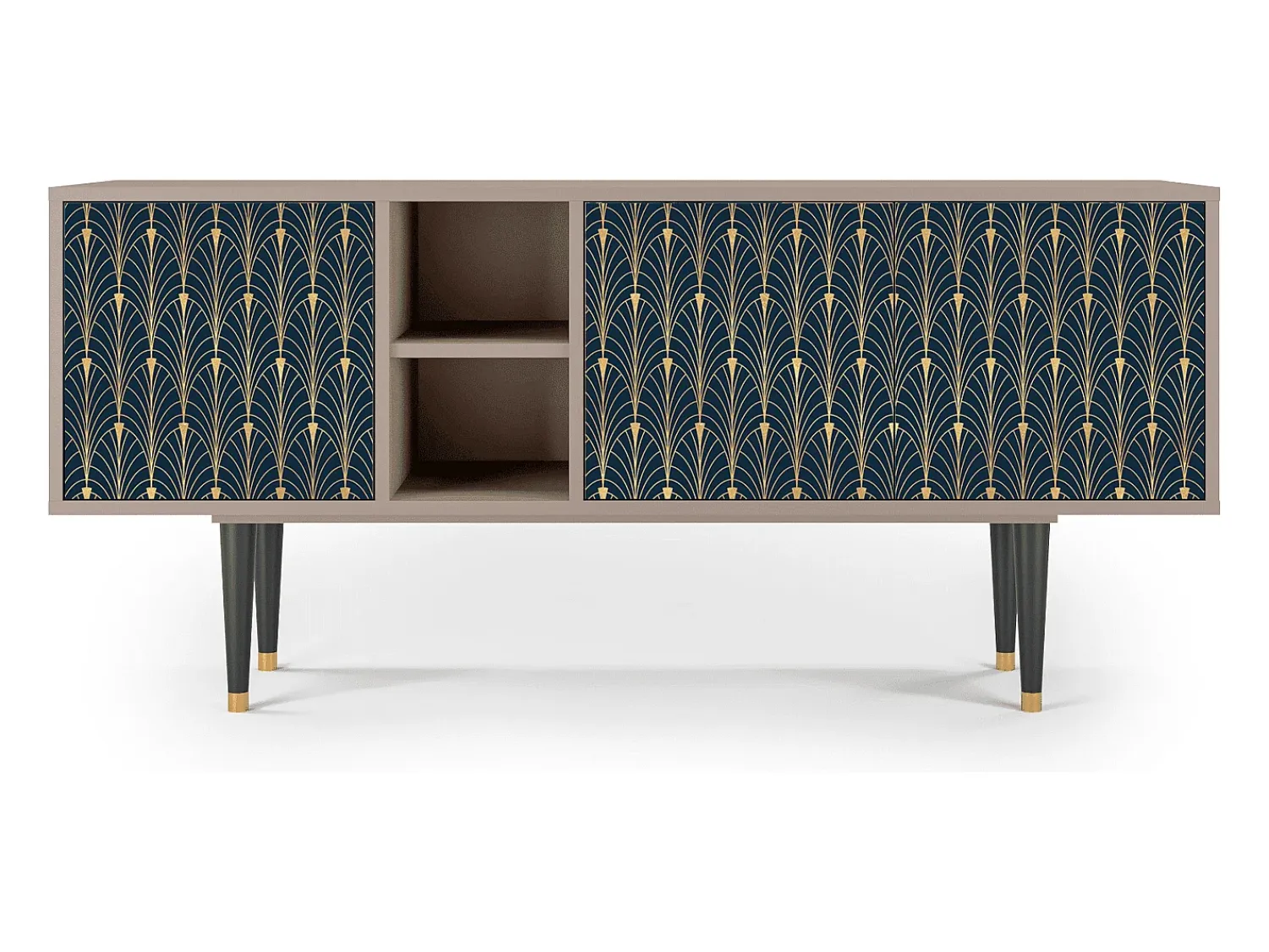 Mueble de TV - 150х69х41 cm - T5 - Flower of the Nile, Latte^ Móvel De Tv