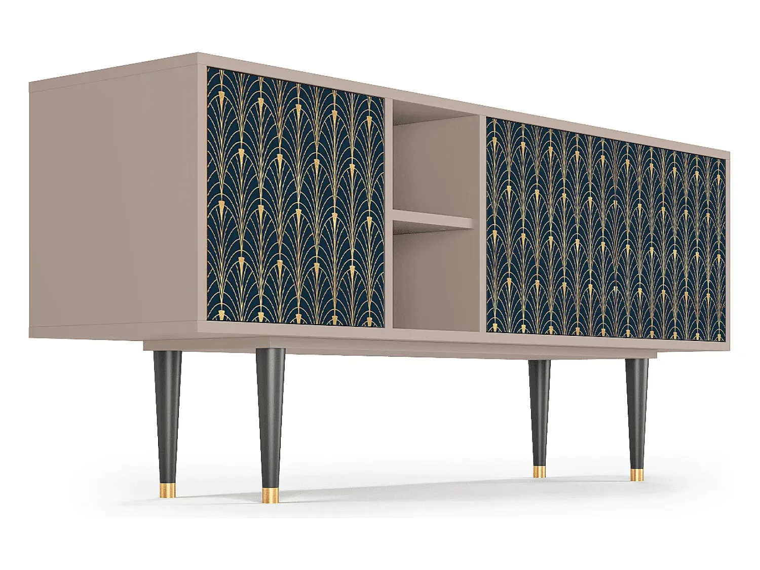 Mueble de TV - 150х69х41 cm - T5 - Flower of the Nile, Latte^ Móvel De Tv