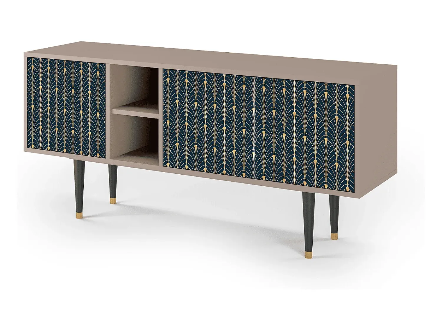 Mueble de TV - 150х69х41 cm - T5 - Flower of the Nile, Latte^ Móvel De Tv