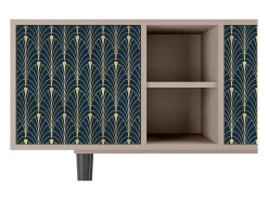 Mueble de TV - 150х69х41 cm - T5 - Flower of the Nile, Latte^ Móvel De Tv
