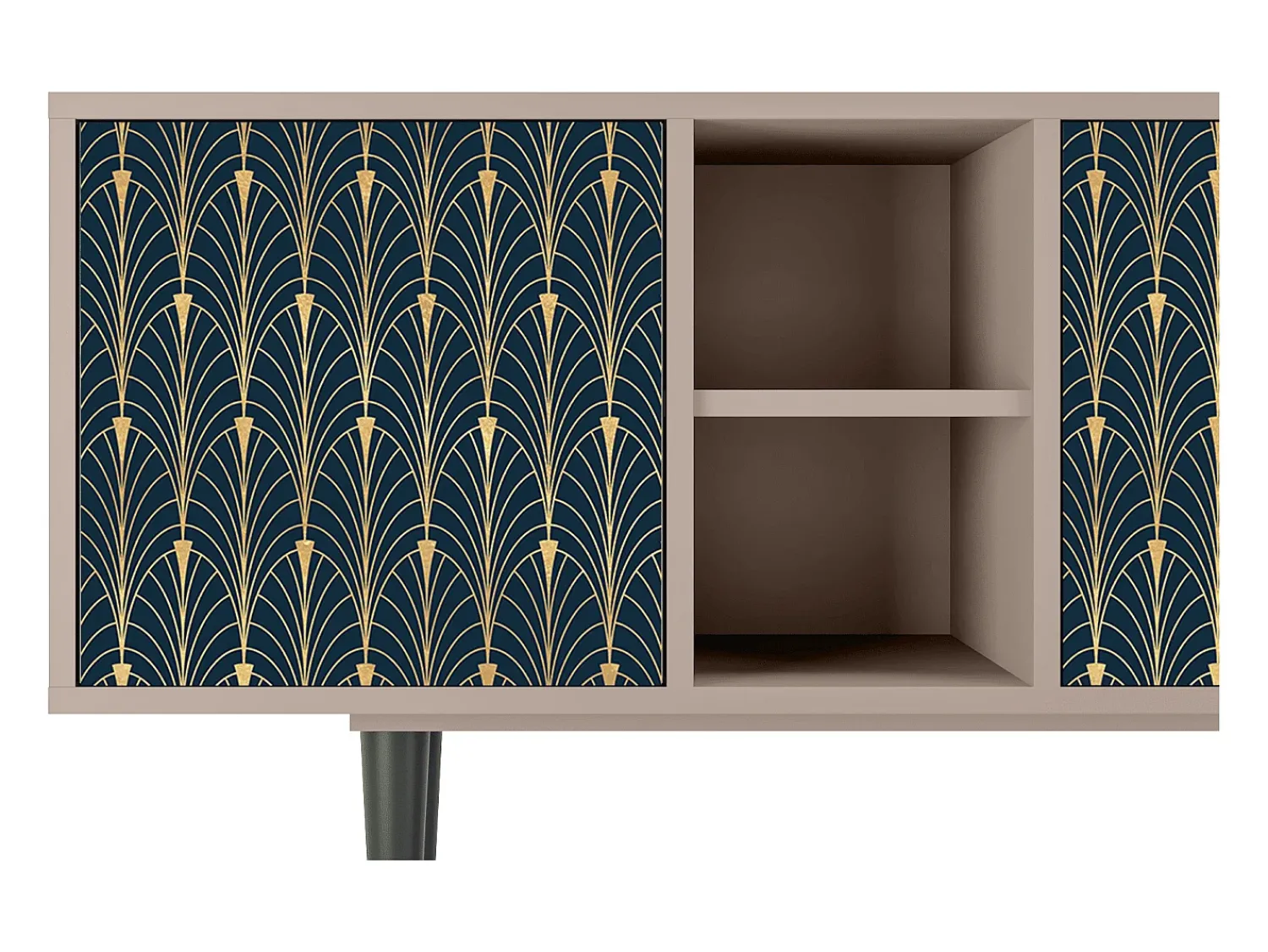 Mueble de TV - 150х69х41 cm - T5 - Flower of the Nile, Latte^ Móvel De Tv