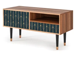 Mueble de TV - 115х59х48 cm - T3 - Flower of the Nile, Nogueira^ Móvel De Tv