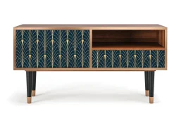 Mueble de TV - 115х59х48 cm - T3 - Flower of the Nile, Nogueira^ Móvel De Tv