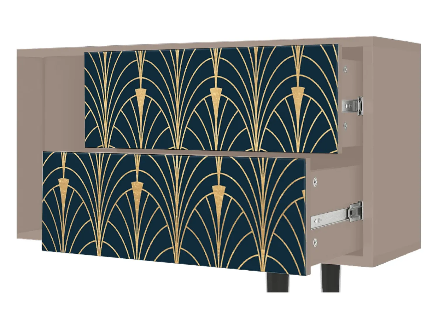 Mueble de TV - 170х69х48 cm - T1 - Flower of the Nile, Latte^ Móvel De Tv