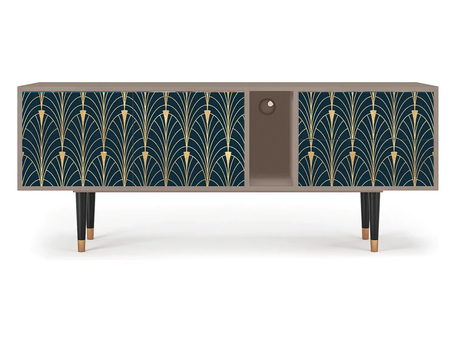 Mueble de TV - 170х69х48 cm - T1 - Flower of the Nile, Latte^ Móvel De Tv