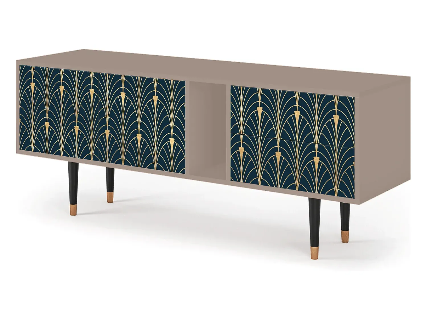Mueble de TV - 170х69х48 cm - T1 - Flower of the Nile, Latte^ Móvel De Tv