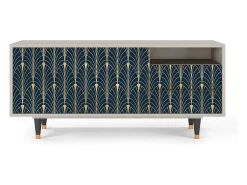 Mueble de TV - 125х56х41 cm - T7 - Flower of the Nile, Areia^ Móvel De Tv
