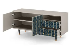 Mueble de TV - 125х56х41 cm - T7 - Flower of the Nile, Areia^ Móvel De Tv