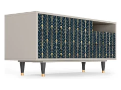 Mueble de TV - 125х56х41 cm - T7 - Flower of the Nile, Areia^ Móvel De Tv