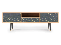 Mueble de TV - 170х59х41 cm - T6 - Foggy Lights, Nogueira^ Móvel De Tv