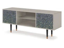 Móvel De Tv| Mueble de TV - 170х69х48 cm - T2 - Foggy Lights, Areia Bege