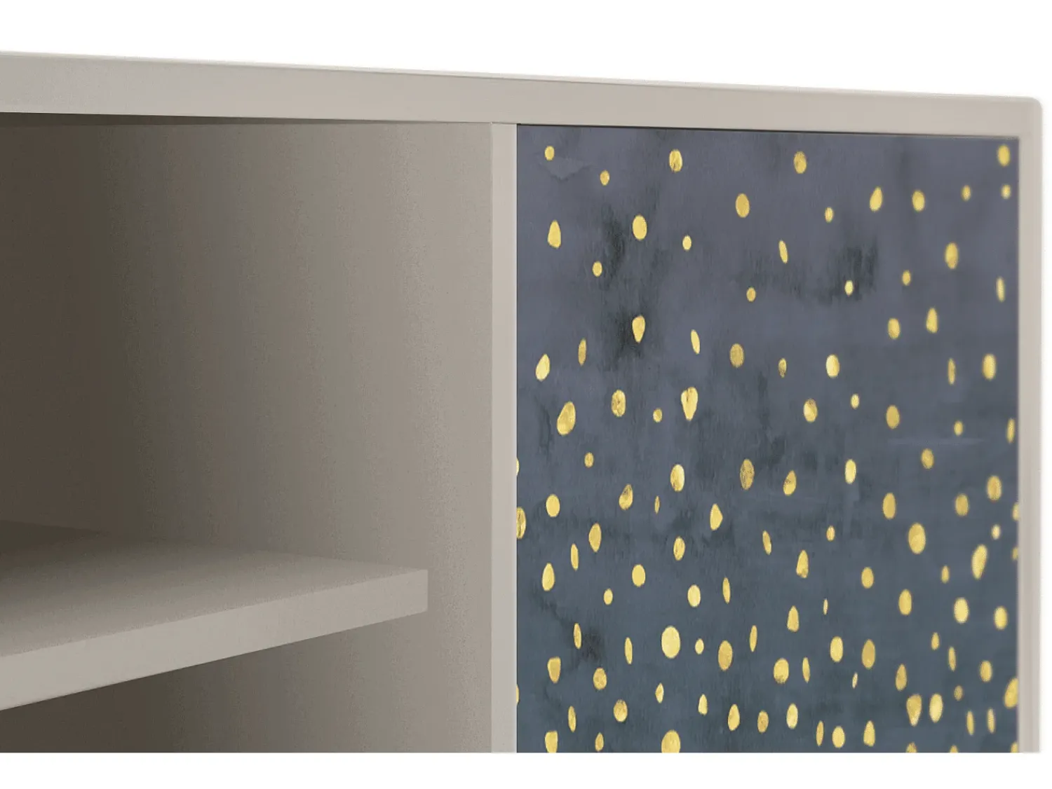 Móvel De Tv| Mueble de TV - 170х69х48 cm - T2 - Foggy Lights, Areia Bege