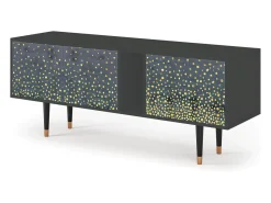 Best Mueble de TV - 170х69х48 cm - T1 - Foggy Lights, Antracite Cinza antracite