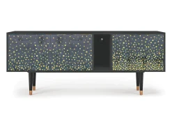 Best Mueble de TV - 170х69х48 cm - T1 - Foggy Lights, Antracite Cinza antracite