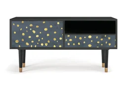 New Mueble de TV - 115х59х48 cm - T3 - Foggy Lights, Antracite Cinza antracite