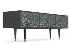 Outlet Mueble de TV - 170х59х48 cm - T4 - Foggy Lights, Antracite Cinza antracite