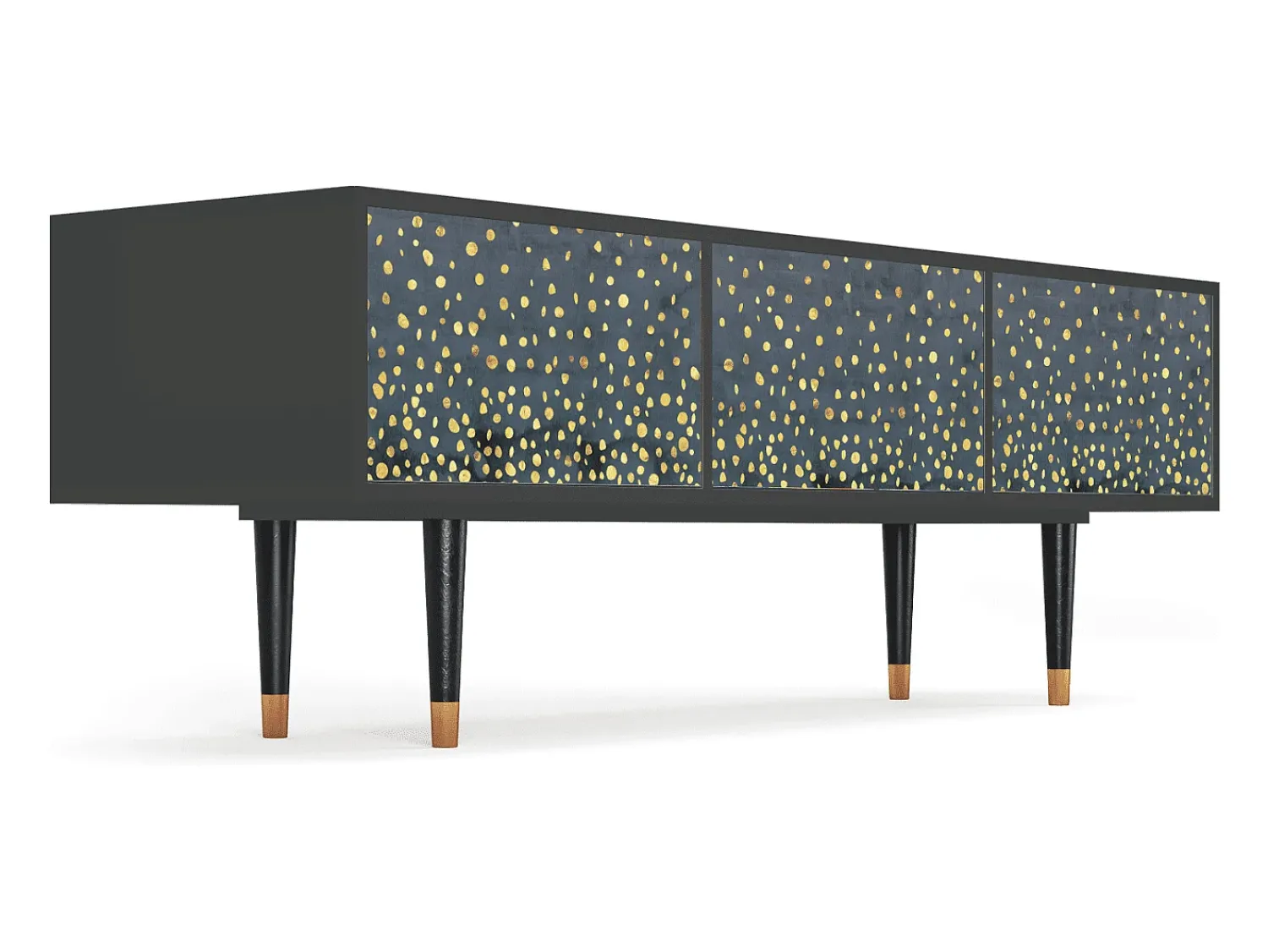 Outlet Mueble de TV - 170х59х48 cm - T4 - Foggy Lights, Antracite Cinza antracite