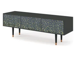 Outlet Mueble de TV - 170х59х48 cm - T4 - Foggy Lights, Antracite Cinza antracite