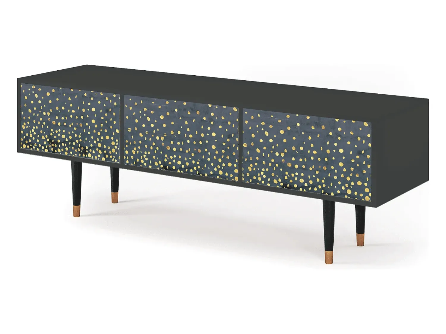 Outlet Mueble de TV - 170х59х48 cm - T4 - Foggy Lights, Antracite Cinza antracite