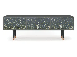 Outlet Mueble de TV - 170х59х48 cm - T4 - Foggy Lights, Antracite Cinza antracite