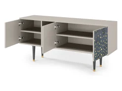 Sale Mueble de TV - 150х69х41 cm - T5 - Foggy Lights, Areia Bege