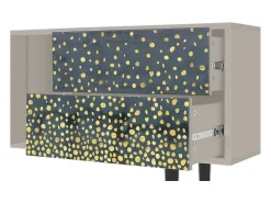 Outlet Mueble de TV - 170х69х48 cm - T1 - Foggy Lights, Areia Bege