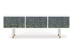 Móvel De Tv* Mueble de TV - 170х59х48 cm - T4 - Foggy Lights, Branco Bege
