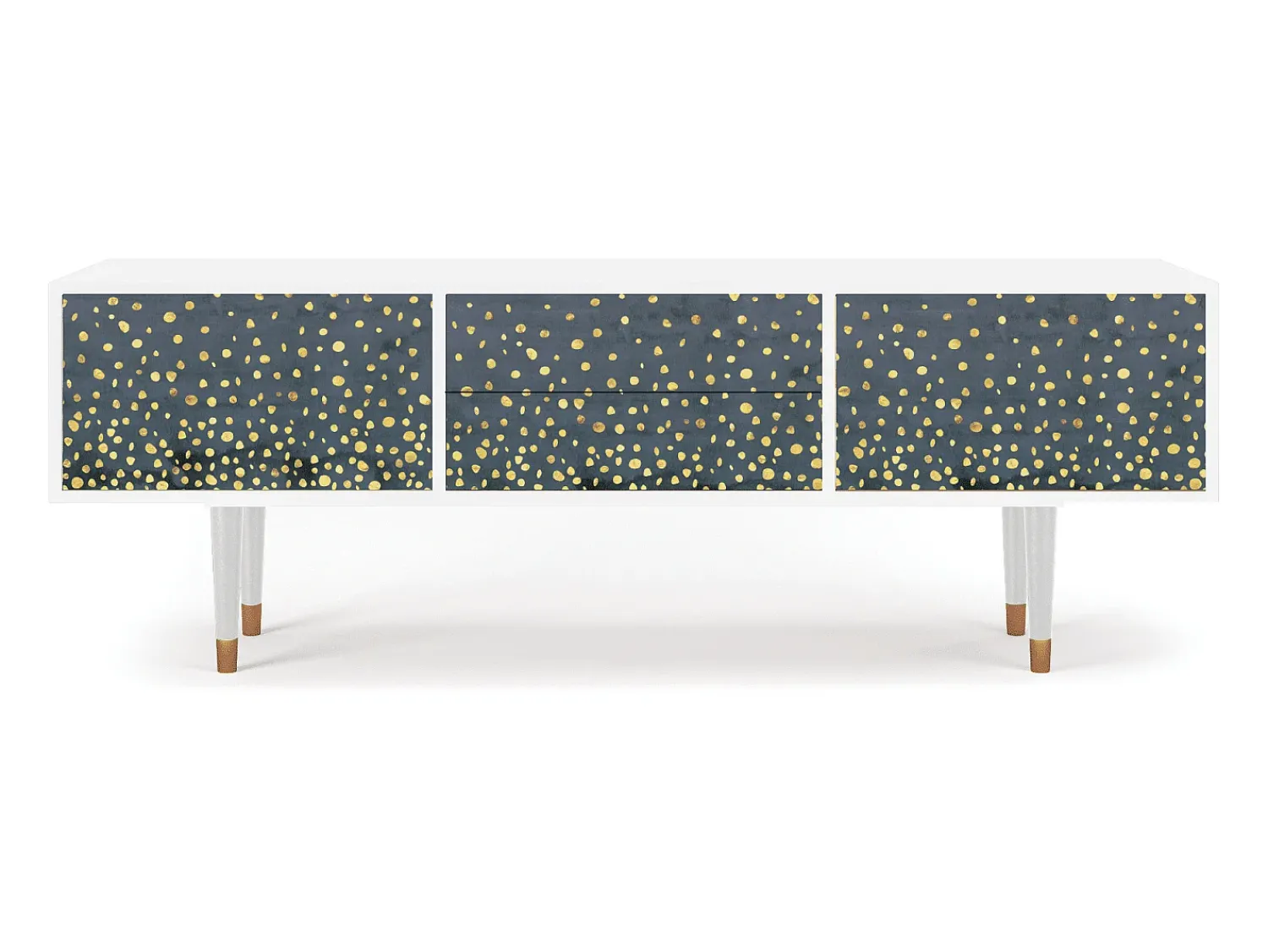 Móvel De Tv* Mueble de TV - 170х59х48 cm - T4 - Foggy Lights, Branco Bege