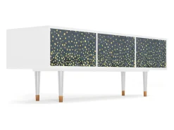 Móvel De Tv* Mueble de TV - 170х59х48 cm - T4 - Foggy Lights, Branco Bege