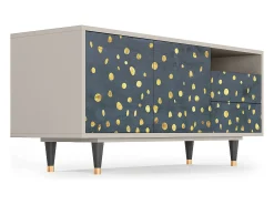 Online Mueble de TV - 125х56х41 cm - T7 - Foggy Lights, Areia Bege