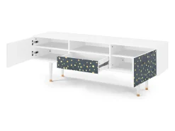 Discount Mueble de TV - 170х59х41 cm - T6 - Foggy Lights, Branco Bege