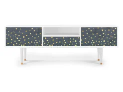 Discount Mueble de TV - 170х59х41 cm - T6 - Foggy Lights, Branco Bege