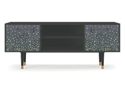 Móvel De Tv* Mueble de TV - 170х69х48 cm - T2 - Foggy Lights, Antracite Cinza antracite