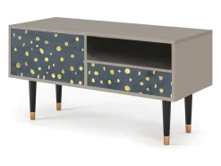 Móvel De Tv* Mueble de TV - 115х59х48 cm - T3 - Foggy Lights, Areia Bege