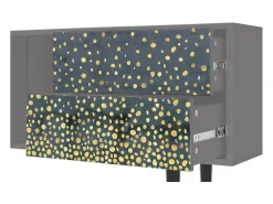 Outlet Mueble de TV - 170х69х48 cm - T1 - Foggy Lights, Cinza Cinzento
